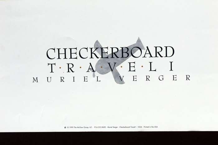 Poster - Muriel Verger - Checkerboard Travel I