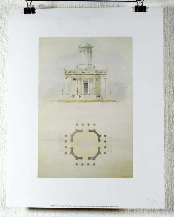 Poster - Richard Richley - Design for a Mausoleum