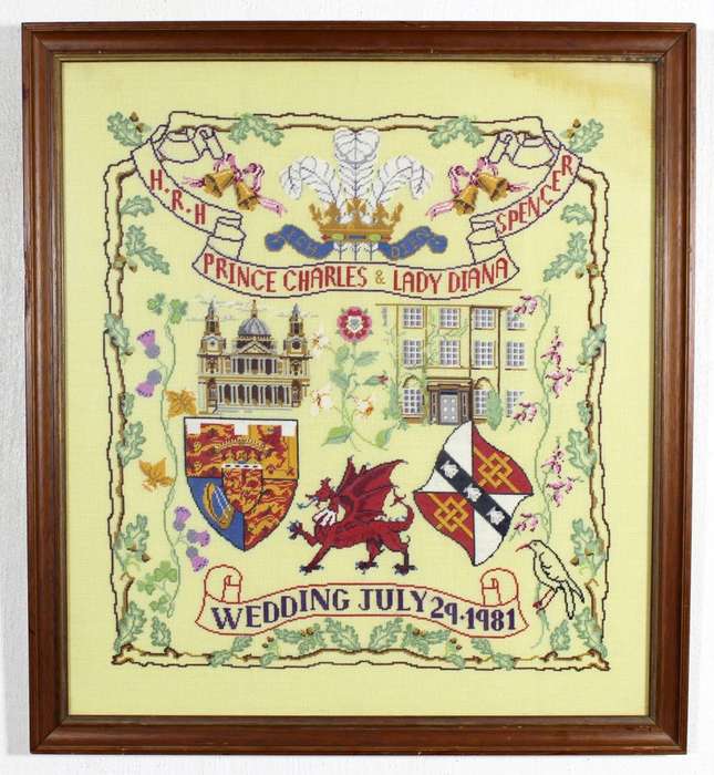 Royal wedding - Charles & Diana - Needle work