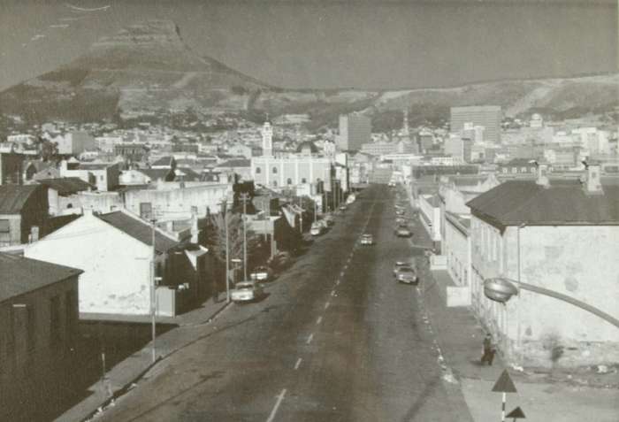 District 6, 1970 - Chapel Street (Muir str Mosque in background)