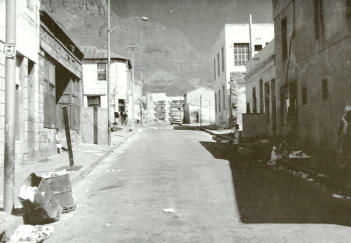 District 6, 1970 - Van der Leur Street (Sterling flats in background)