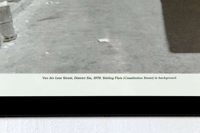 District 6, 1970 - Van der Leur Street (Sterling flats in background)