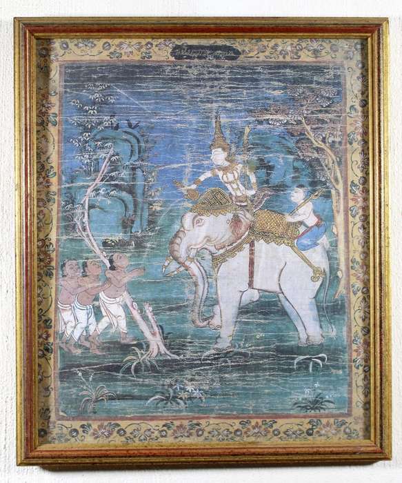 Vessantara Jataka - The Prince Vessantara Tale - Set of  13 prints