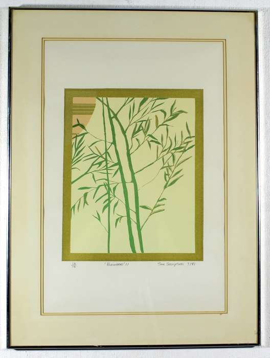 Sue Sampson - Bamboo II - Limited edition screen print
