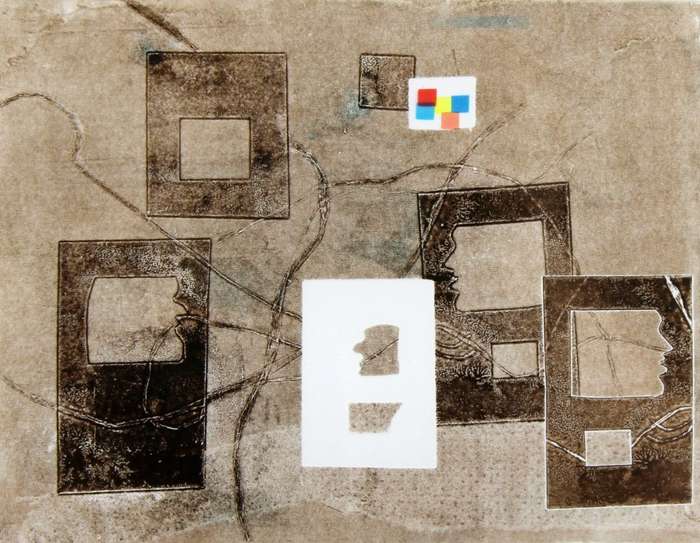 Bruce Dean (USA) - Conversations 3 - Limited edition etching