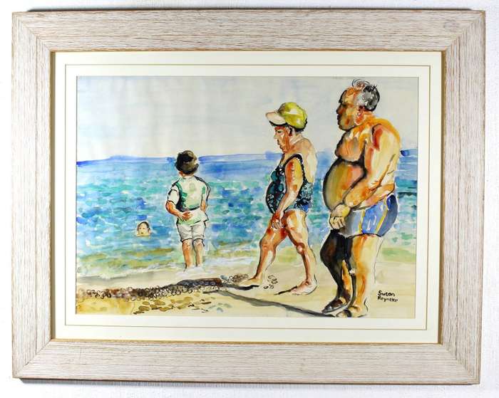 Susan Reynecke - family at the beach