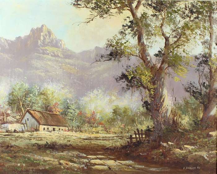 Eric Forlee - Homestead with Gumtrees