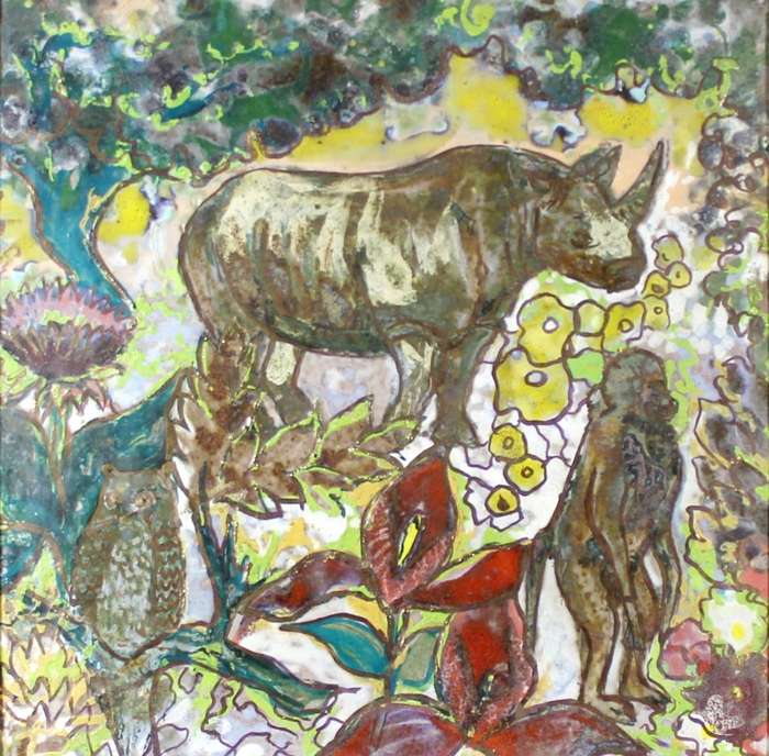 Rhino and wild animals