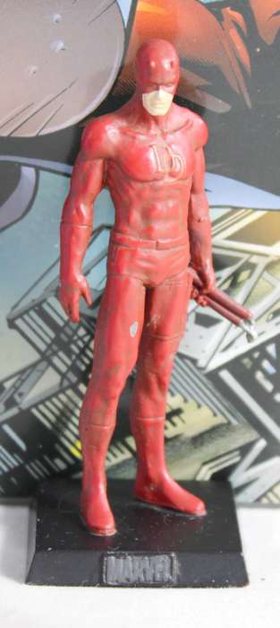 Classic Marvel collection - lead, hand painted figurine with book - Daredevil