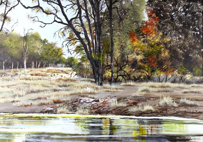 Faan Grobler - River scene