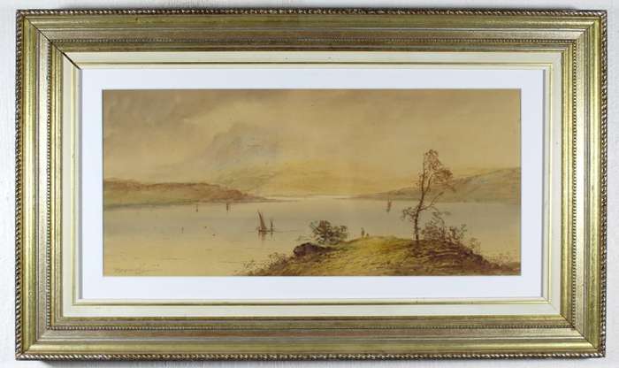 Horace Chambers - Lake scene - Late 1800`s