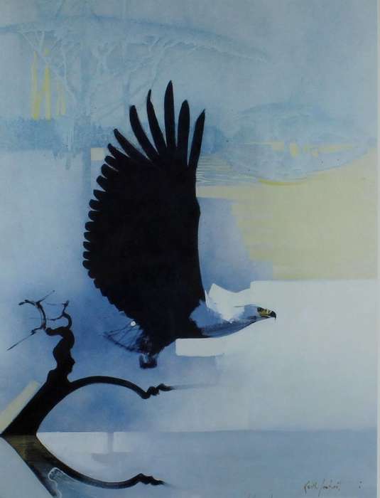 Keith Joubert - Limited edition lithoprint -  African Fish Eagle