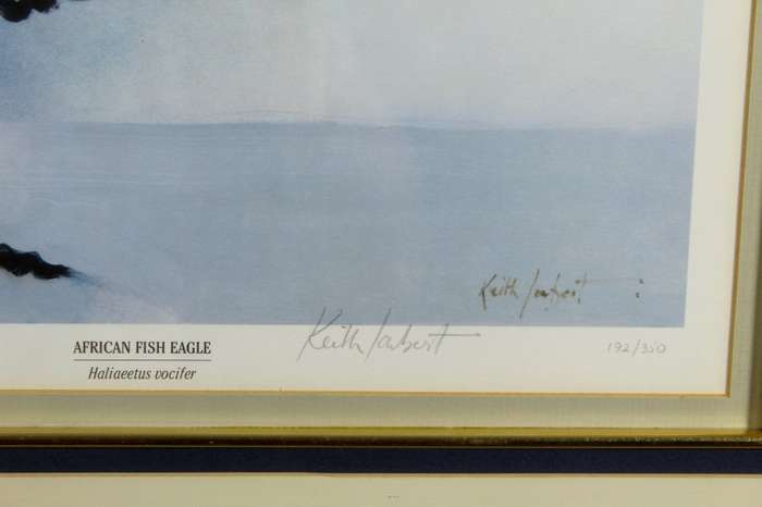 Keith Joubert - Limited edition lithoprint -  African Fish Eagle