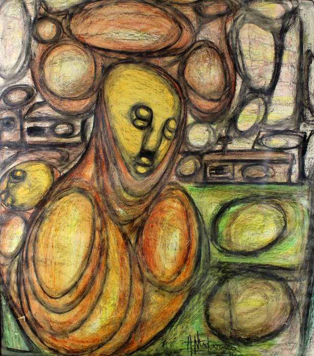 Hargreaves Ntukwana - Abstract figure