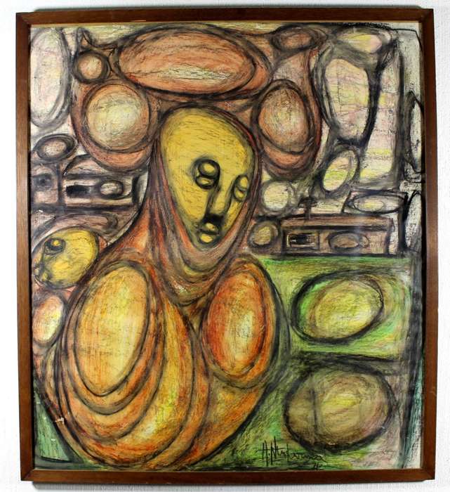 Hargreaves Ntukwana - Abstract figure