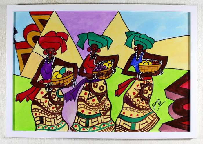 Dario Manjate - Ladies carrying fruit