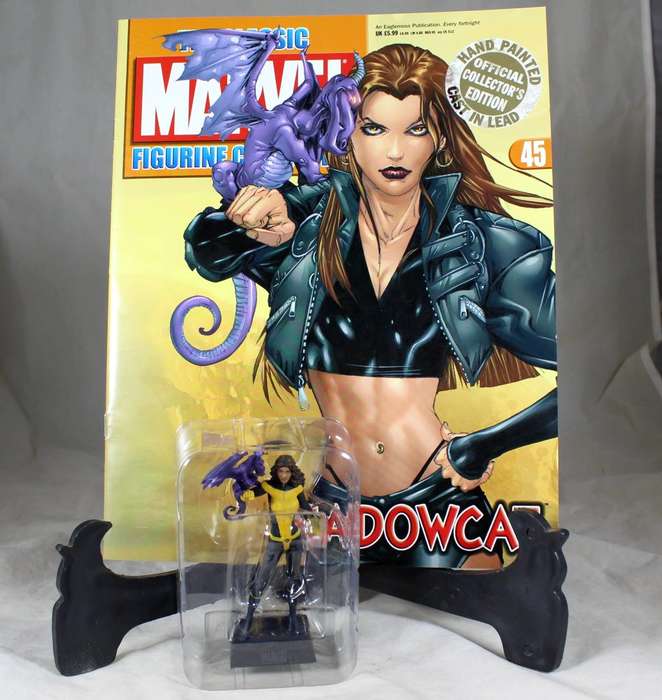 Classic Marvel - action figure and book - Shadowcat with Lockheed