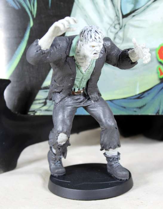 DC comics super hero collection special - lead, hand painted figurine with book- Solomon Grundy #130