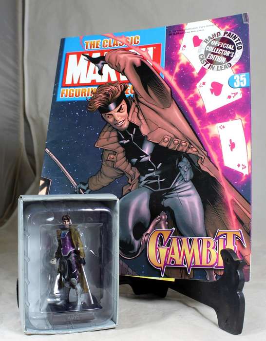 Classic Marvel - action figure and book - Gambit