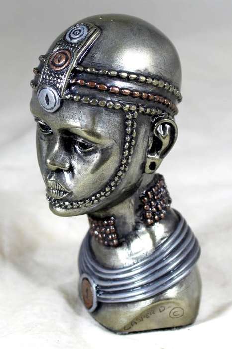 Casper Darare - Young Masai Girl - Posthumous Cold Casting
