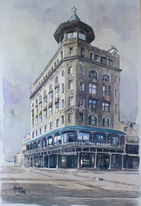 Malachi Smith - Cuthberts Building - Limited edition signed print