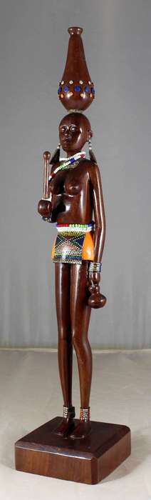 HR Mbhele - Woman Carrying Pot