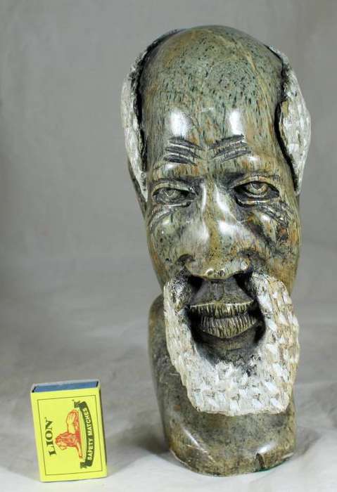 Stone Carving - Old Man
