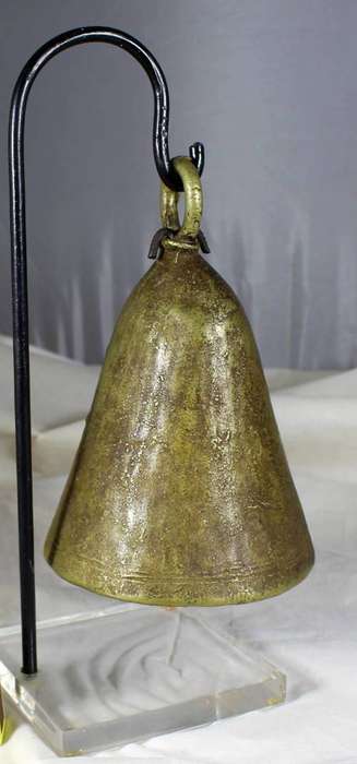 Cast Metal Bell on Stand