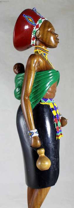 HR Mbhele - Traditional Mother and Child
