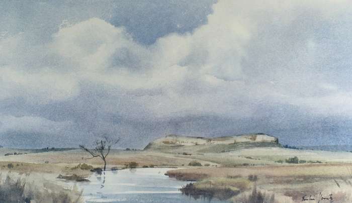 Enslin Vorster - River in a landscape