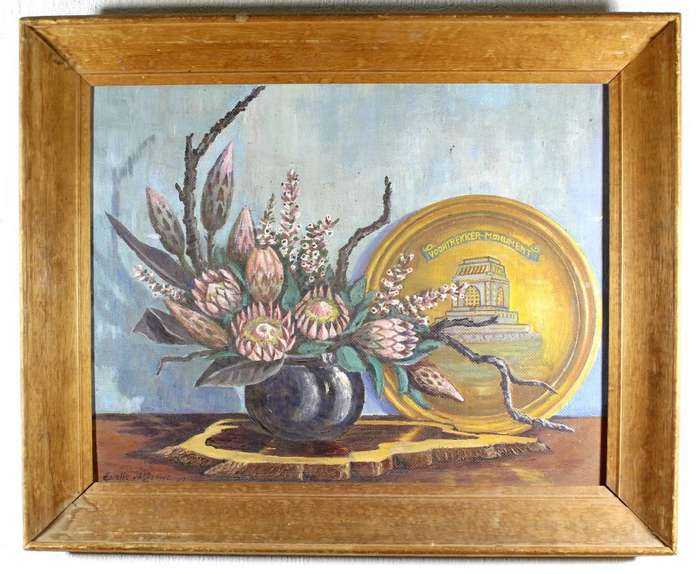 Estelle van der Merwe - Proteas with Voortrekker Monument