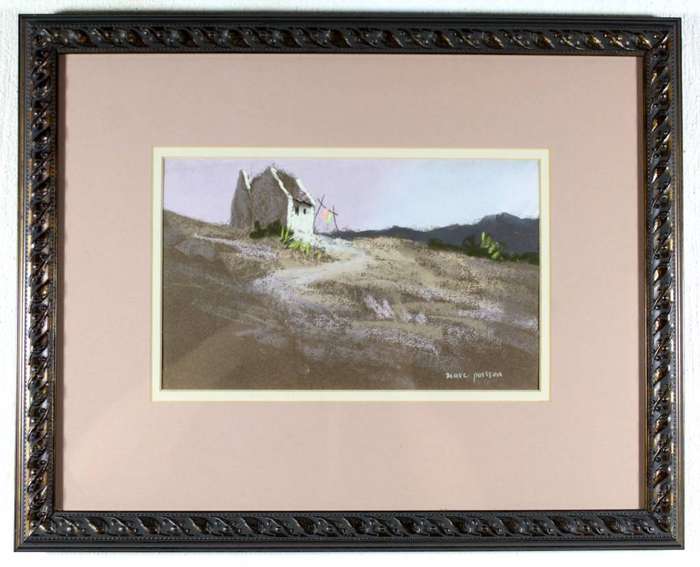 Marc Poisson - Lone house with washing