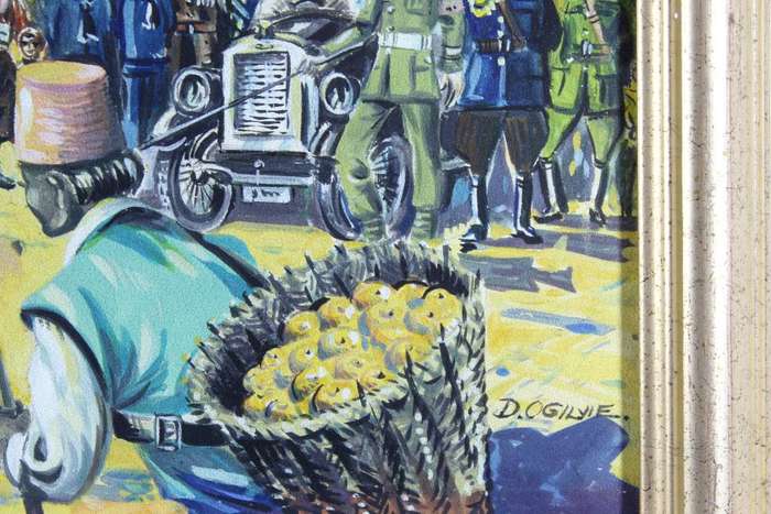 D Ogilvie - RAF forces marching in Cairo WW2