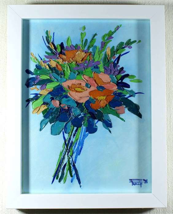 Ivan Trollip - Still life flowers