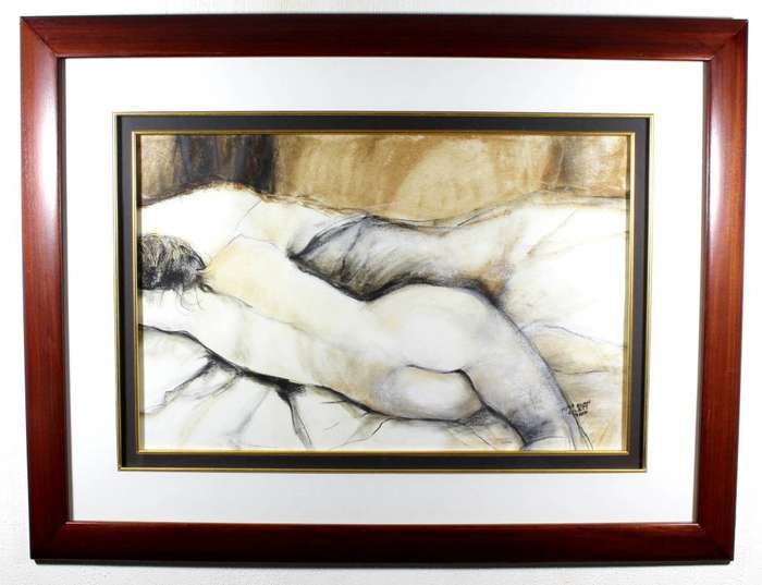 Fiona Ewan Rowett - Reclining nude