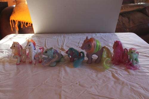 mixture of rare and vintage my little ponies!
