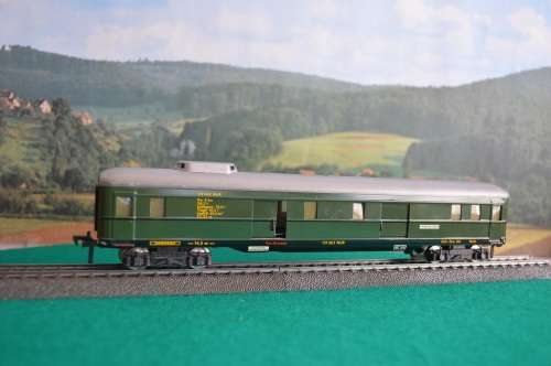 fleischmann ho 112-362 luggage car metal