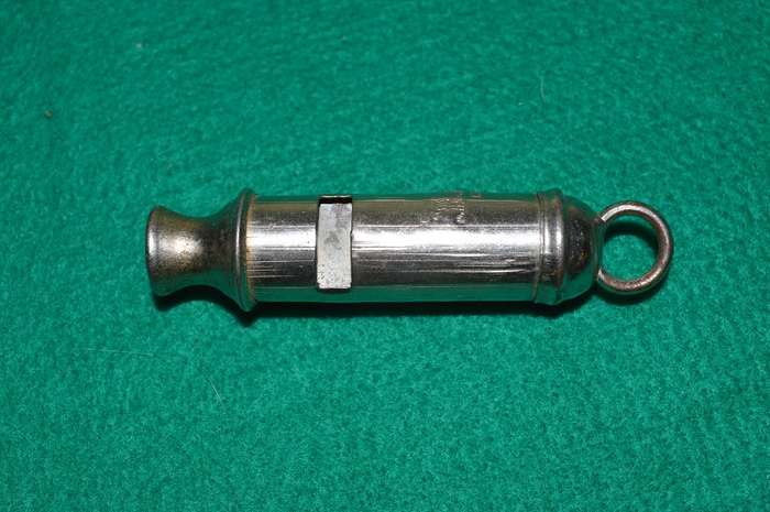 Vintage Hong Kong police whistle with a lion sign reduced