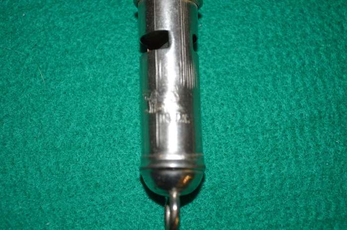 Vintage Hong Kong police whistle with a lion sign reduced