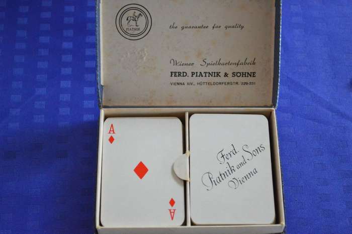 Ferd. Piatnik and sohne Vienna beautiful playing cards
