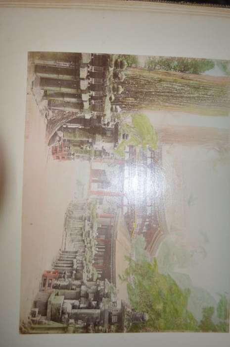 Antique Japanese Meiji Era Shibayama Photo Album 50 Hand Coloured Albumen Photos 1850-1899