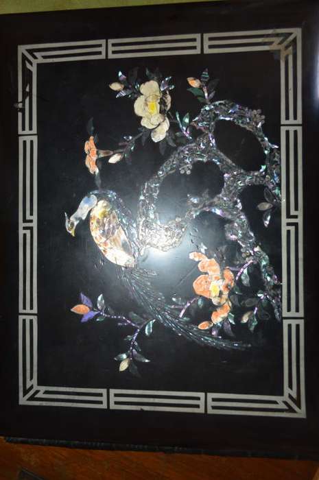 REDUCED Antique 19 Century Japanese LACQUERED ALBUM WITH FABULOUS Shibayama Panel Carved1850-1899