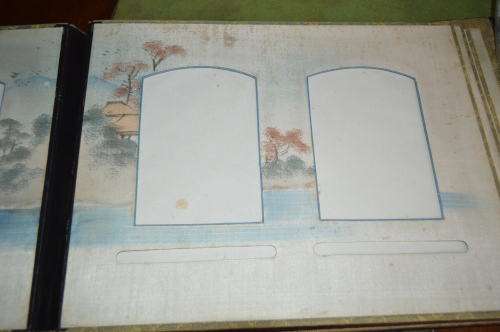 REDUCED Antique 19 Century Japanese LACQUERED ALBUM WITH FABULOUS Shibayama Panel Carved1850-1899