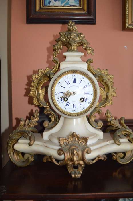Mantle clock  Medailles D`Argent with Henry Bright face  French clock