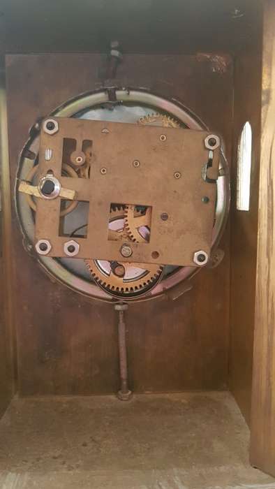 Cloisonne,brass and marble mantle clock Reduced