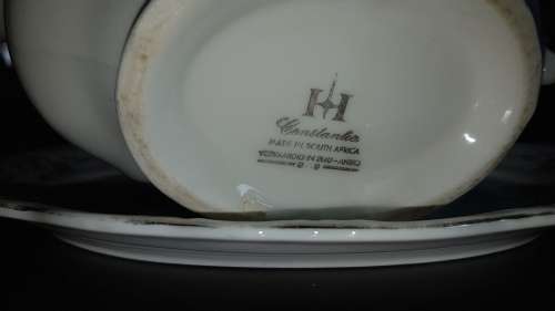 Gravey boat and plate Constantia
