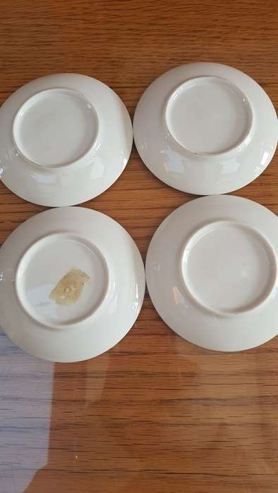 set of 4 bird plates lovely wild ducks