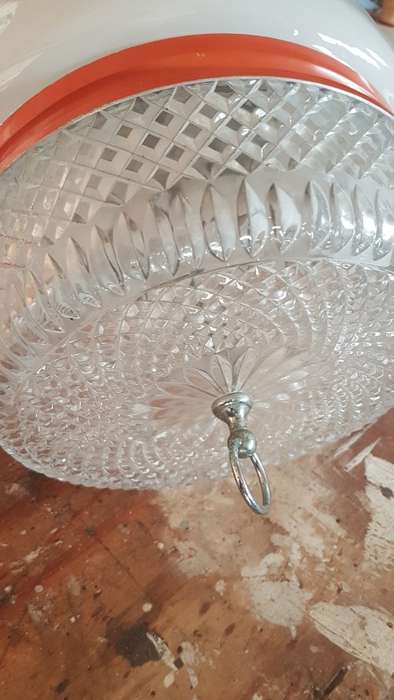 Vintage crystal Pendant light/ ceiling chandlier stunning reduced