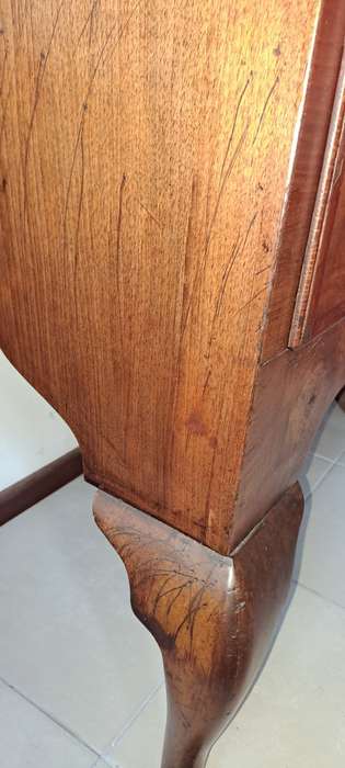 18 Century wall nut chest on stand George 11