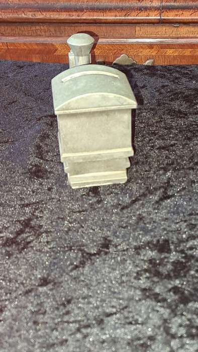 Vintage metal steam Locomotive money box